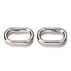 Zinc Alloy Spring Gate Rings PALLOY-C100-03P-02-1