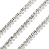 Iron Rhinestone Glass Cup Chain CH-U001-01X-2