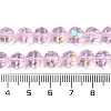 Electroplate Glass Beads Strands EGLA-Q129-02A-AB02-4
