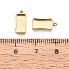 304 Stainless Steel Pendant Cabochon Component STAS-Q113-19A-G-3