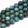 Natural Wave Jasper Beads Strands G-R485-10-10mm-1-1