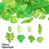 120Pcs 8 Styles Transparent Acrylic Pendants OACR-YW0003-72-1
