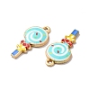 Alloy Enamel Pendants ENAM-D043-12G-03-2