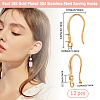12Pcs 304 Stainless Steel Earring Hooks STAS-BBC0008-76-2