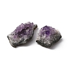 Natural Drusy Amethyst Display Decorations G-WH0021-31A-1