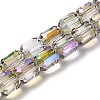 Electroplate Glass Beads Strands EGLA-D030-19P-1