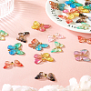 Spritewelry 48Pcs 8 Styles Translucent Resin Pendants FIND-SW0001-27-22