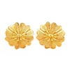 Brass Filigree Cabochons KK-CBACEE9-02A-G-1