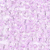 Transparent Colours Luster Glass Seed Beads SEED-N008-09J-3