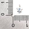 925 Sterling Silver Cubic Zirconia Charms STER-Q005-01B-C-3