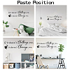 PVC Quotes Wall Sticker DIY-WH0200-020-3