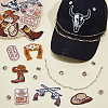 Western Cowboy Hat Decoration Findings Kits DIY-WR0005-28-4
