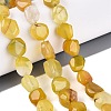 Dyed & Heated Natural Agate Beads Strands G-N359-15A-05-1