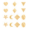 28Pcs 7 Style 304 Stainless Steel Pendants STAS-TA0004-75-2