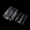 4-Grid Acrylic Jewelry Storage Drawer Boxes CON-K002-01A-4