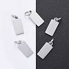 Tarnish Resistant 201 Stainless Steel Pendants STAS-S105-T633-1-6-1