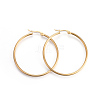 201 Stainless Steel Big Hoop Earrings EJEW-A052-20E-G-1