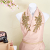 Flower Resin Rhinestone Decorative Corsages for Clothing Accessories PATC-WH0021-064A-4