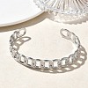304 Stainless Steel Cuff Bangles BJEW-A160-02P-3
