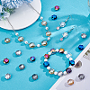 120Pcs 8 Colors Electroplate Glass Beads Strands EGLA-PH0001-69-2