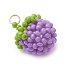 Glass Seed Beaded Tomato Pendants PALLOY-MZ01081-3
