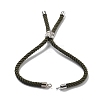 Twisted Nylon Cord Silder Bracelets DIY-B066-03P-22-2