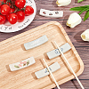 5Pcs 5 Styles Ceramic Chopsticks Stand DJEW-CP0001-38B-4