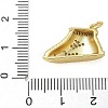 Rack Plating Brass Cubic Zirconia Pendants KK-K392-10G-3