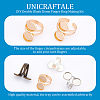 UNICRAFTALE DIY Double Blank Dome Finger Ring Making Kit DIY-UN0004-25B-5