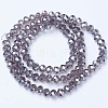 Electroplate Glass Beads Strands EGLA-A034-T1mm-A09-2