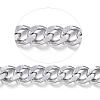 304 Stainless Steel Cuban Link Chains CHS-P003-24C-1