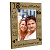 10 Years of Marriage Natural Wood Photo Frames AJEW-WH0292-030-1