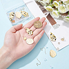 BENECREAT DIY Nuggets Pendant Earrings Making Kit DIY-BC0004-47-3