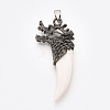 Resin Big Pendants PALLOY-T069-51B-1