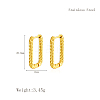 Elegant 304 Stainless Steel Hoop Earrings IT2195-7-1