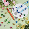 150Pcs 10 Colors Acrylic European Large Hole Beads MACR-PH0002-07-4