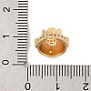 Brass Micro Pave Clear Cubic Zirconia Pendant Bails KK-C076-12G-3