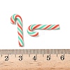 Christmas Candy Cane Handmade Polymer Clay Beads CLAY-P005-03B-05-3