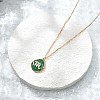 304 Stainless Steel Micro Pave Cubic Zirconia constellation Pendant Necklaces NJEW-R021-01G-06-2