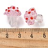 Handmade Bumpy Lampwork Beads LAMP-S067-01F-2