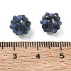 Natural Dumortierite Woven Beads GG-CBA2E9C-F04-01-3