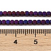 Electroplate Non-magnetic Synthetic Hematite Beads Strands G-I175-09E-3