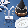 24Pcs 4 Styles 925 Sterling Silver Split Jump Rings STER-SC0001-43-4