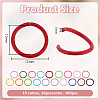 380Pcs 19 Colors Baking Paint Iron Open Jump Rings FIND-AR0006-19B-2