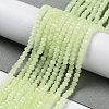 Baking Painted Imitation Jade Glass Bead Strands DGLA-A034-J2MM-A21-4