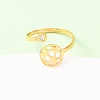 304 Stainless Steel Cuff Open Rings RJEW-D337-01C-G-5