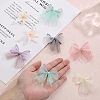 CHGCRAFT 30Pcs 5 Colors Handmade Polyester Organza Bowknot Ornament Accessories DIY-CA0004-79-4