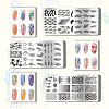 Stainless Steel DIY Nail Art Templates MRMJ-WH0092-019-3