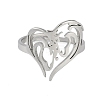 304 Stainless Steel Adjustable Rings for Women RJEW-M008-05P-2