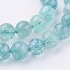 Natural Crackle Quartz Beads Strands G-K084-6mm-09A-1